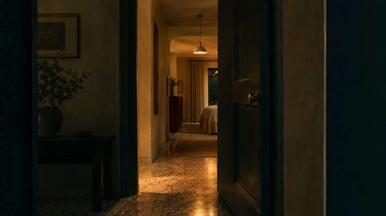 Lights on before arrival