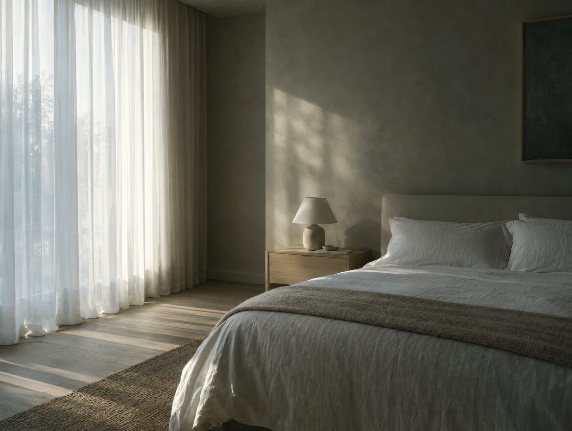 Bedroom, morning light